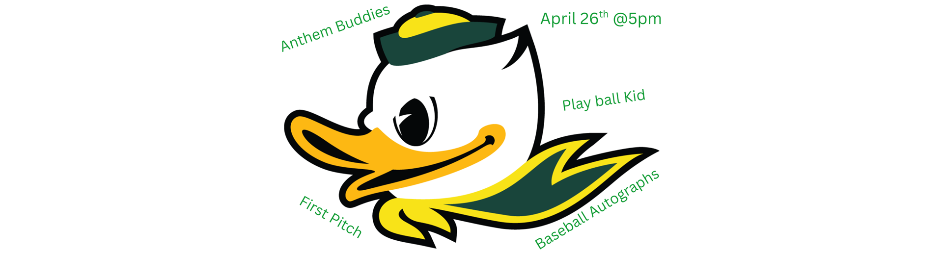 Ducks Baseball Game-Little League Day - April 26th