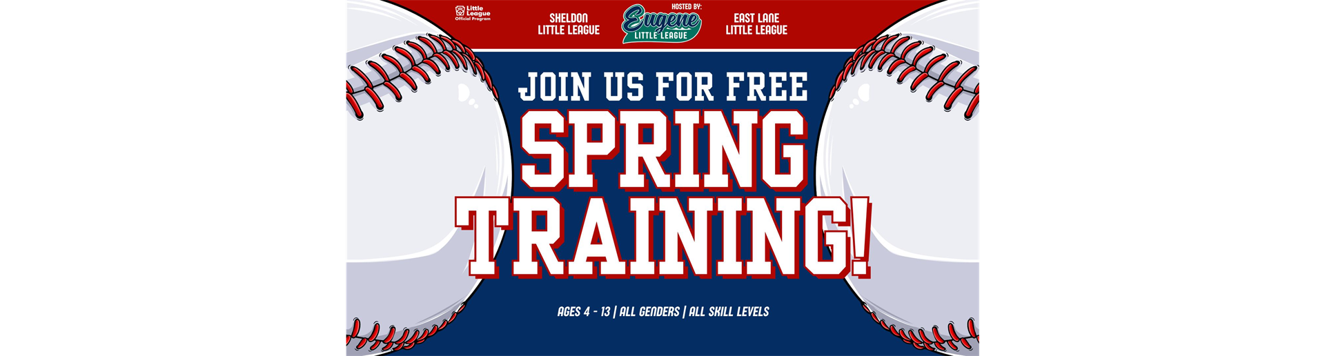 Free Little League Spring Training Day