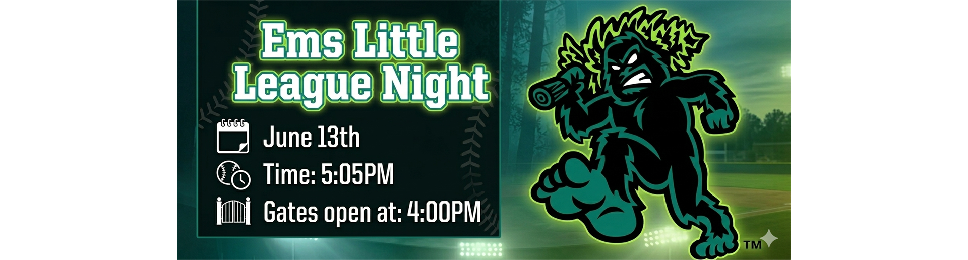 Eugene Ems Little League Night